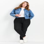Emma Denim Cropped Jacket image number 3