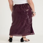 Sequined Midi Skirt image number null