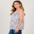 Plus Size Cotton Ultimate Swing Tank Top image number null