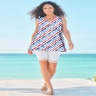 Plus Size Cotton Ultimate Swing Tank Top image number null