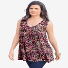 Plus Size Cotton Ultimate Swing Tank Top image number null
