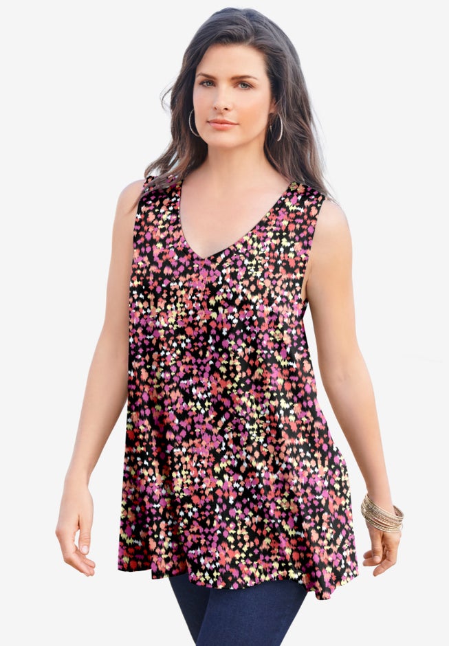 Plus Size Cotton Ultimate Swing Tank Top image number 1