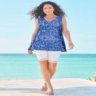 Plus Size Cotton Ultimate Swing Tank Top image number null