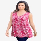 Plus Size Cotton Ultimate Swing Tank Top image number null