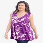 Plus Size Cotton Ultimate Swing Tank Top image number null