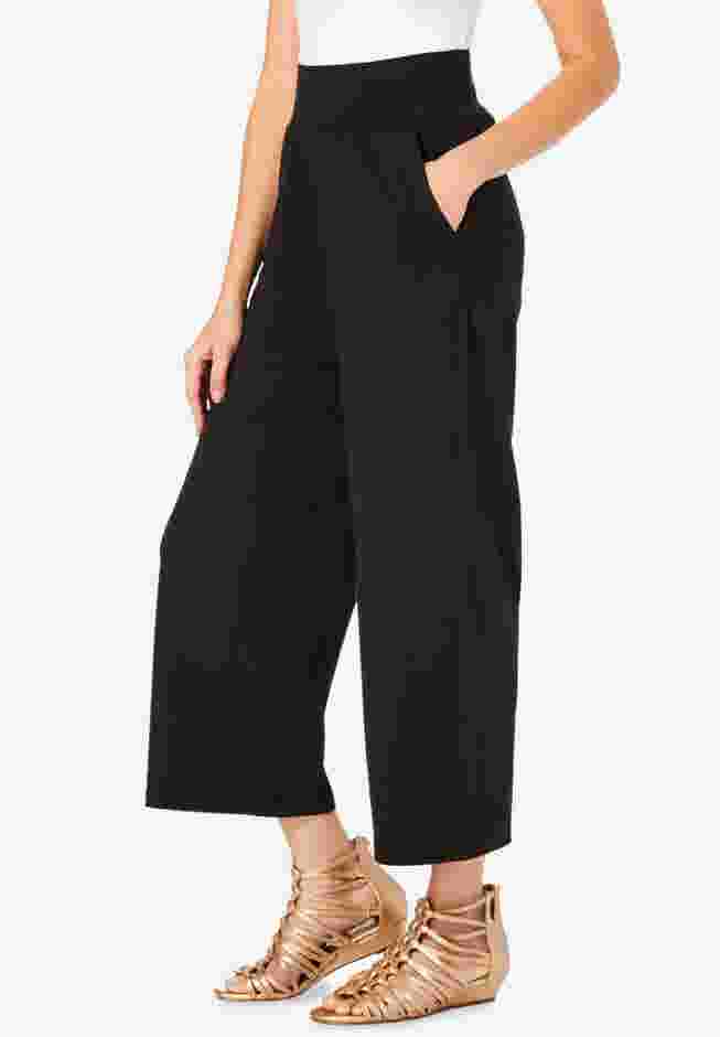 Side Pocket Essential Stretch Yoga Capri Pant image number 3