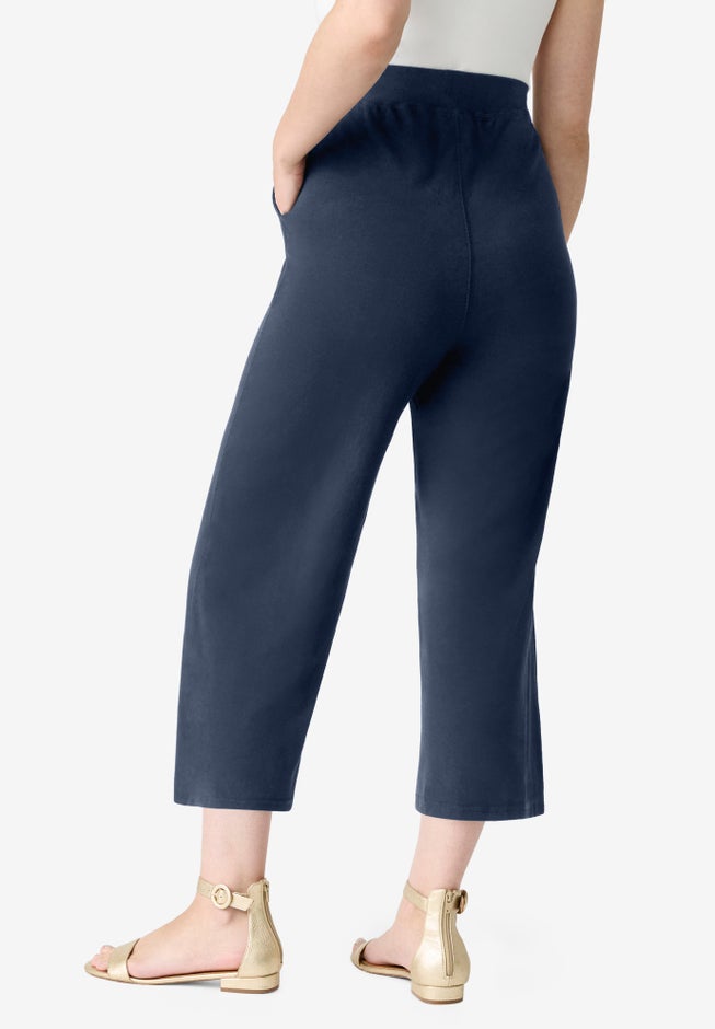 Side Pocket Essential Stretch Yoga Capri Pant image number 1