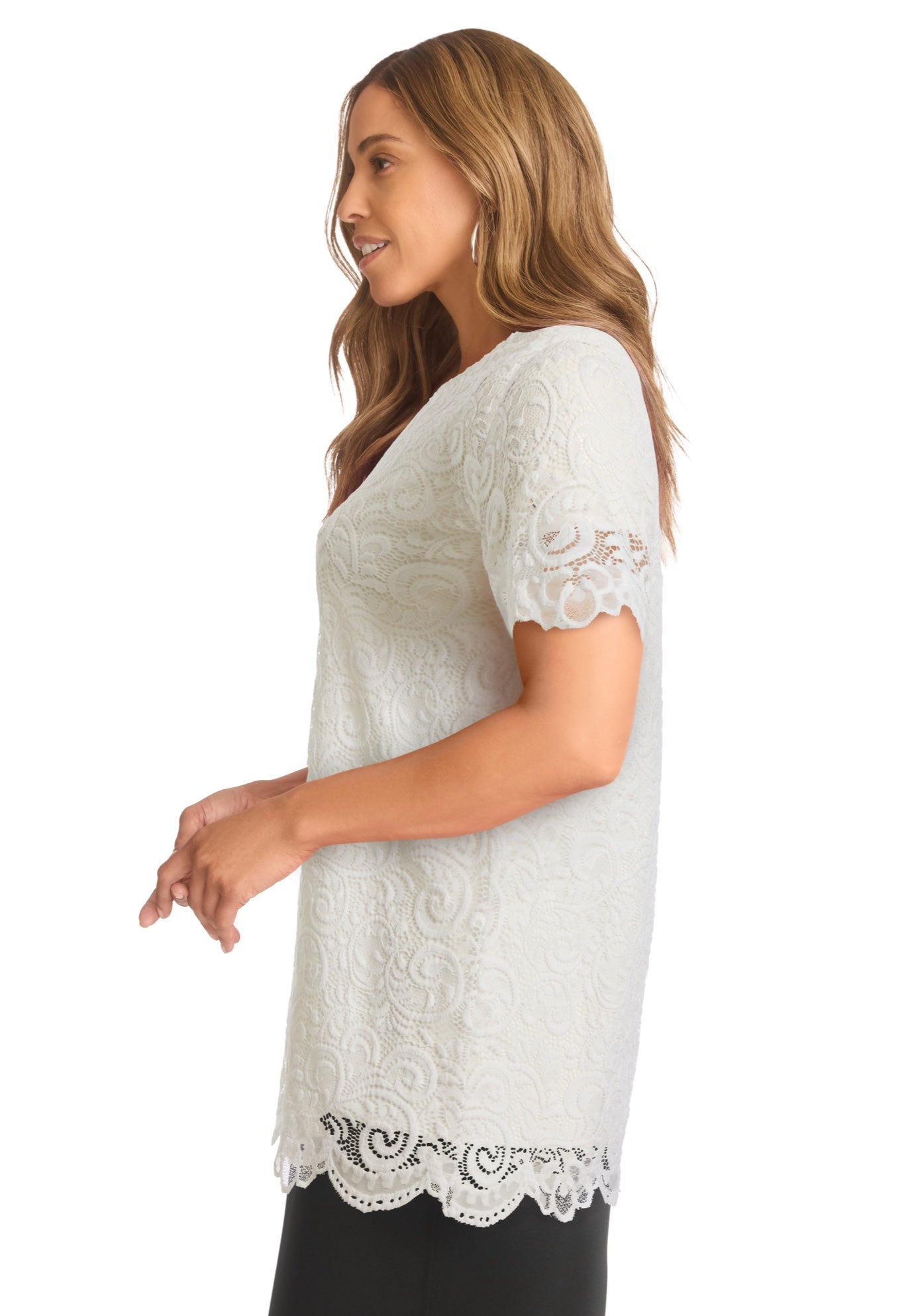 Stretch Lace Tunic image number 2