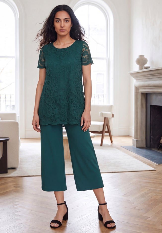 Stretch Lace Tunic image number 1