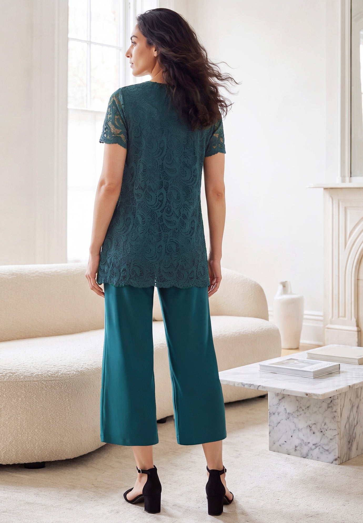 Stretch Lace Tunic image number 2