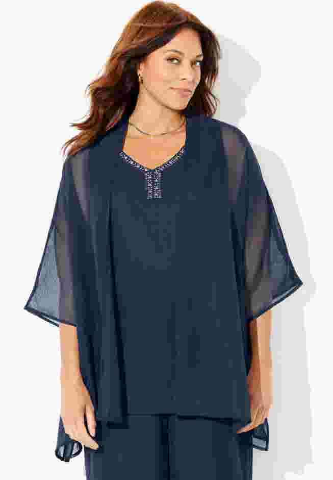 Ritzy Cardigan & Tank Set image number 0