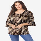 Plus Size Cotton Ultimate Bell Sleeve Tee image number null