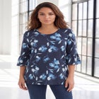 Plus Size Cotton Ultimate Bell Sleeve Tee image number null