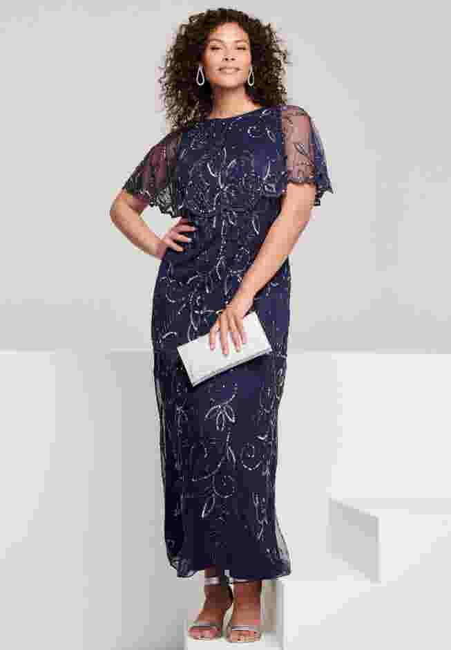 Beaded Glam Maxi Dress image number 4