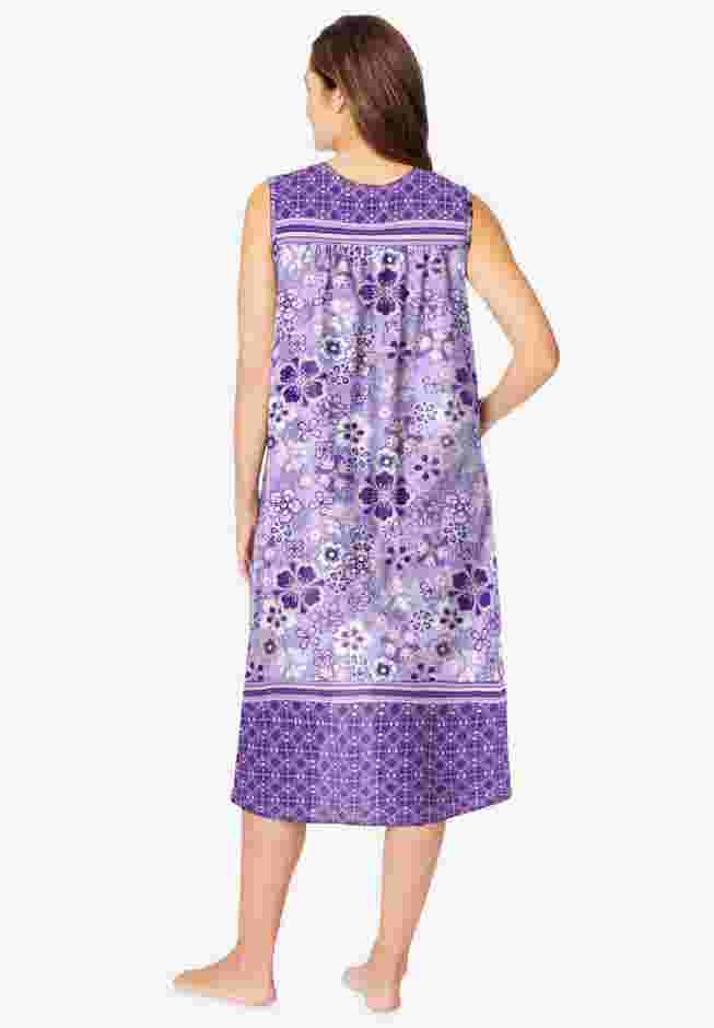 Sleeveless Print Lounger image number 1