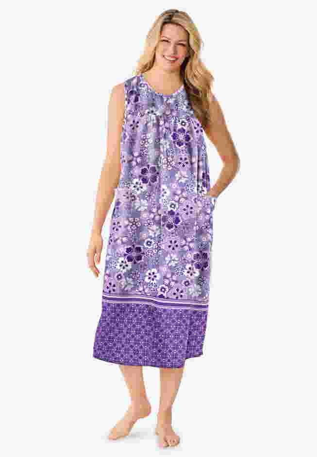 Sleeveless Print Lounger image number 0