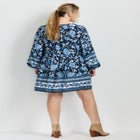 Livvy Boho Border Print Mini Dress image number 1
