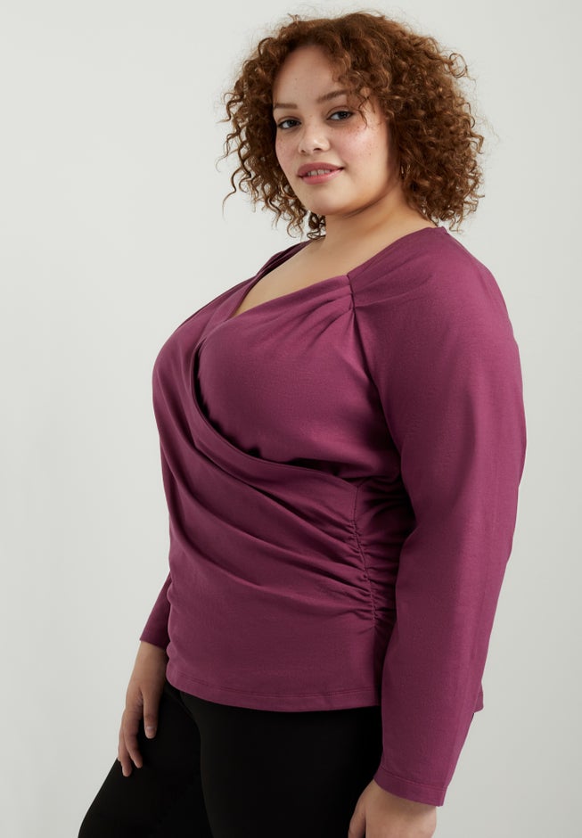 Faux Wrap Top image number 2