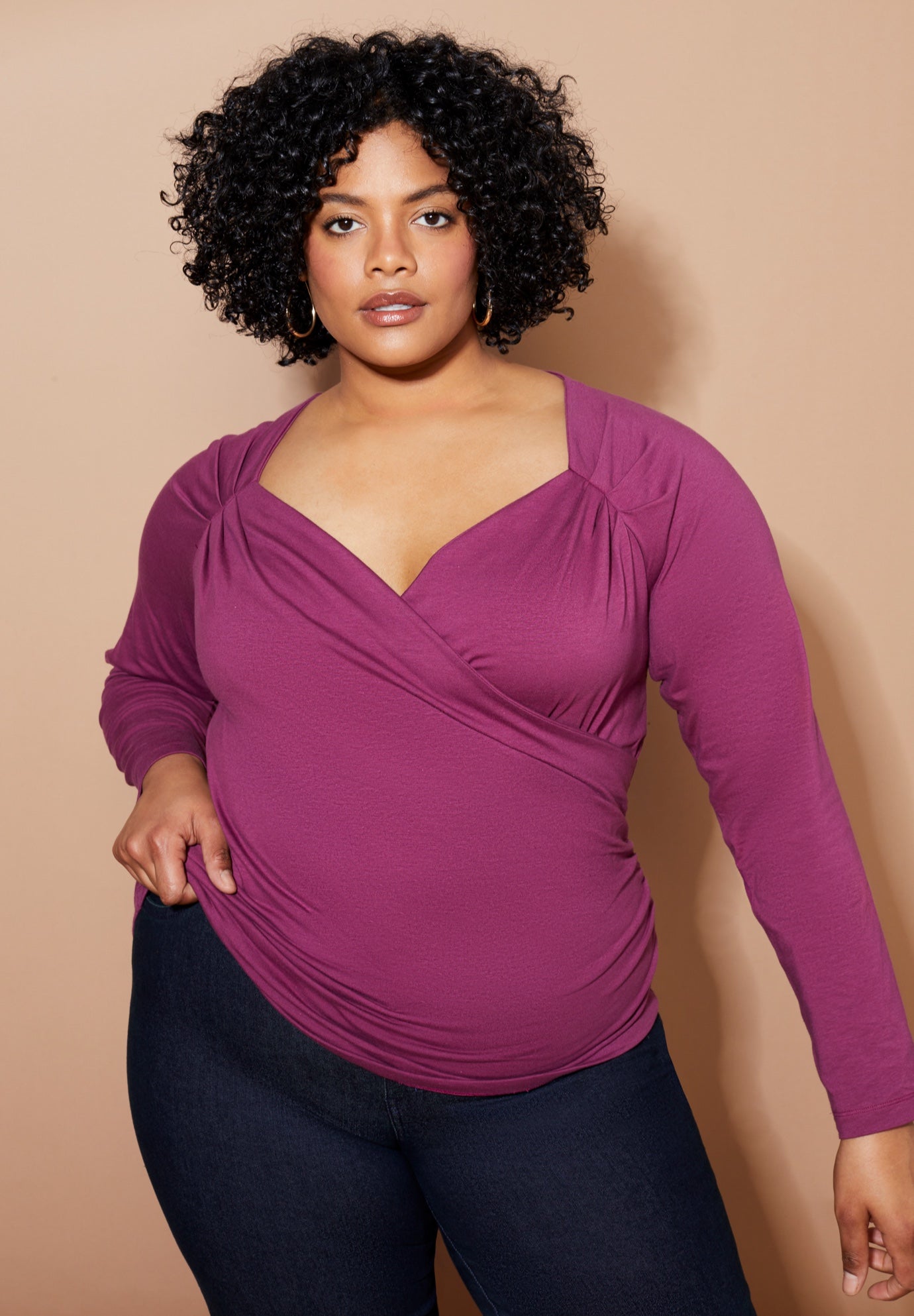 Faux Wrap Top image number 0