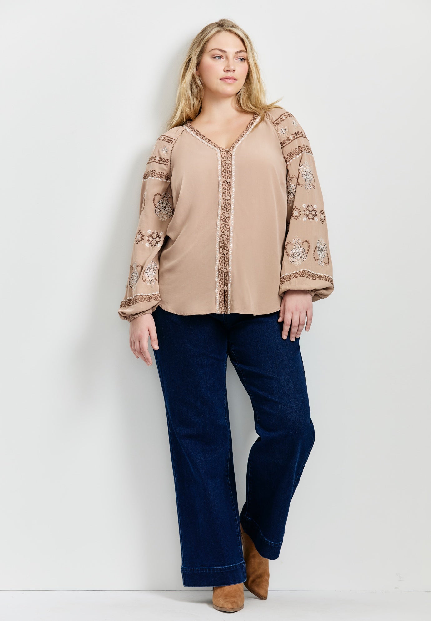 Angelina Embroidered Blouse image number 3