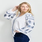 Angelina Embroidered Blouse image number null