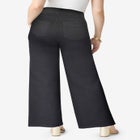 Plus Size 360&deg; Stretch Wide Leg Jean image number null