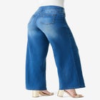Plus Size 360&deg; Stretch Wide Leg Jean image number null
