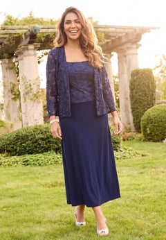 Embroidered Jacket Dress