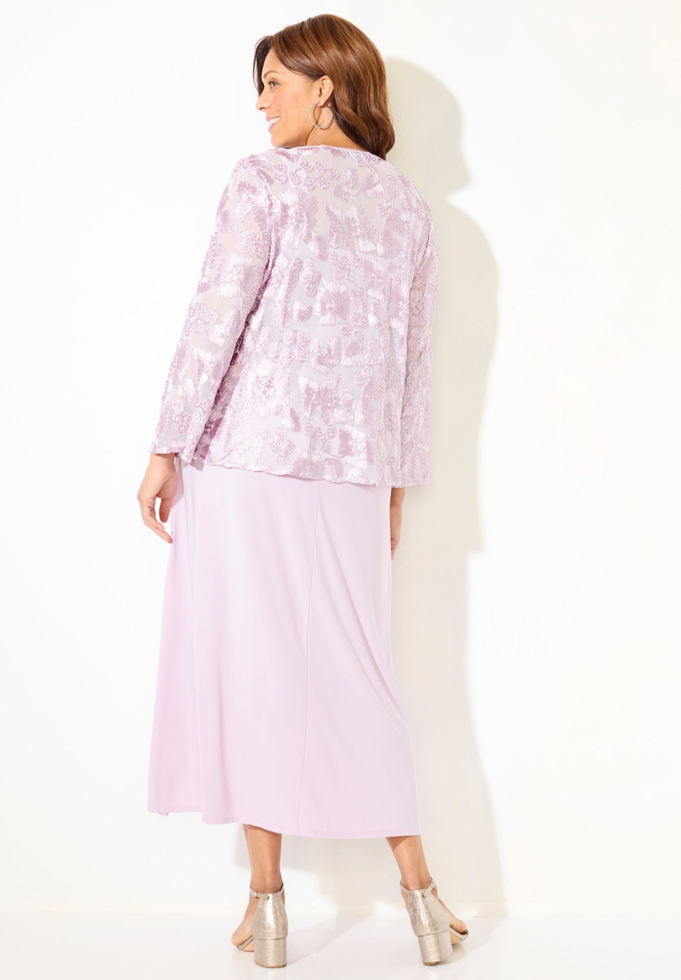 Embroidered Jacket Dress image number 1