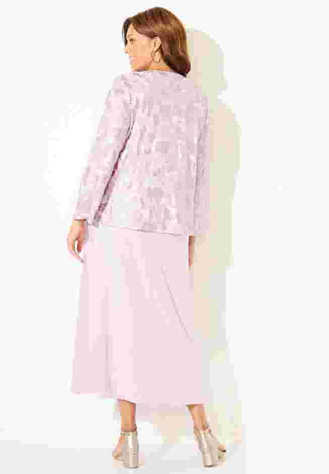 Embroidered Jacket Dress image number 1