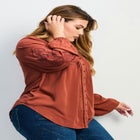 Gabby Embroidered Pintuck Shirt image number 2
