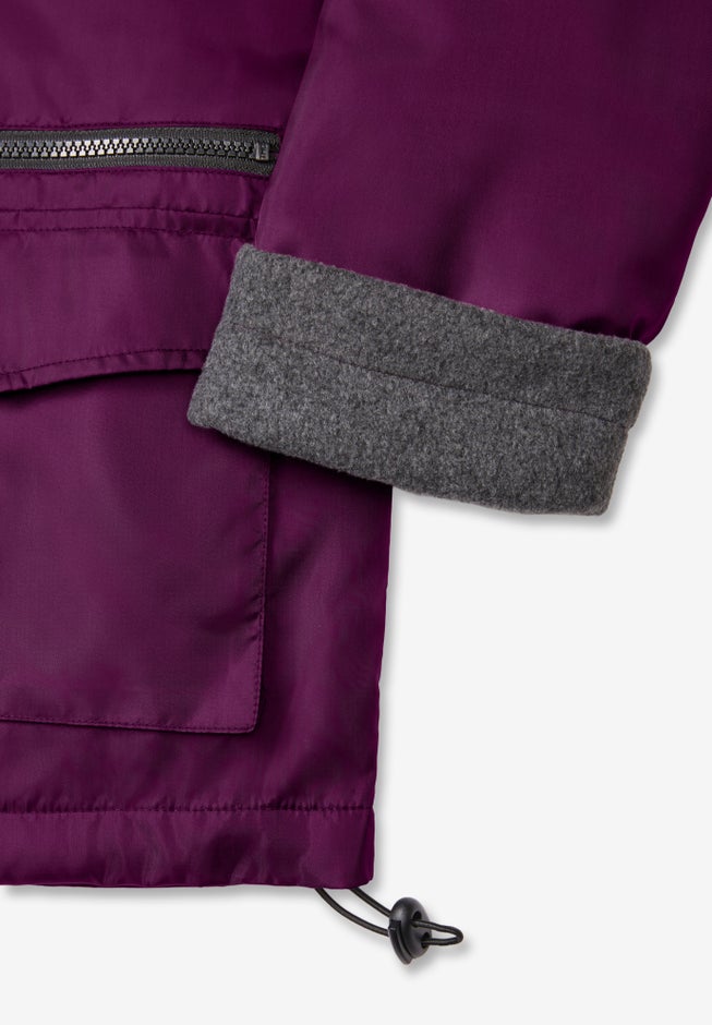 Plus Size Hooded Nylon Jacket image number 8