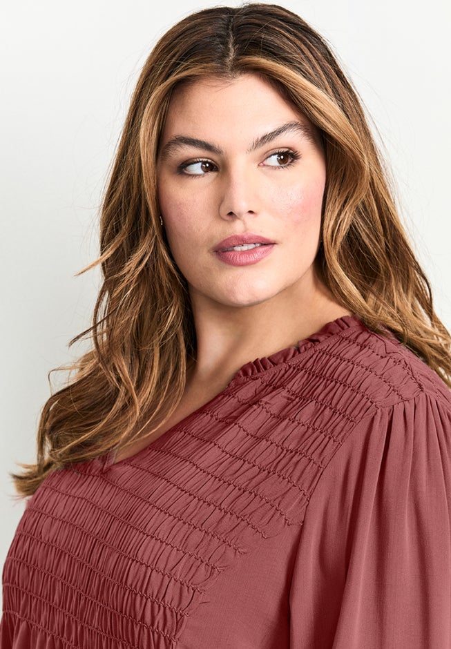 Marcie Shirred Detail Blouse image number 3