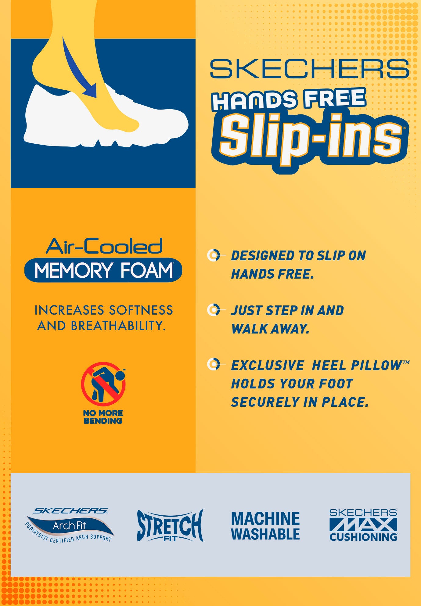 The Slip-Ins&trade; Hands Free Go Walk 7 - City Lights Sneaker image number 5