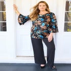 Dream Drape Bell Sleeve Top image number null