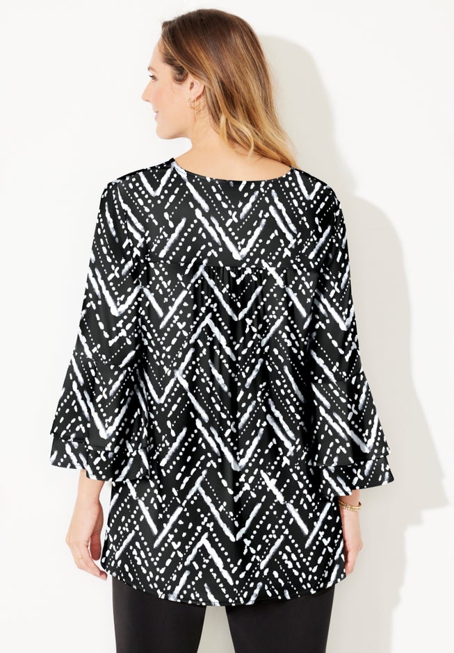 Dream Drape Bell Sleeve Top image number 2