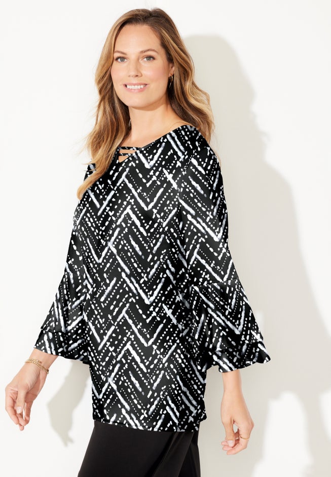 Dream Drape Bell Sleeve Top image number 1