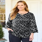 Dream Drape Bell Sleeve Top image number null