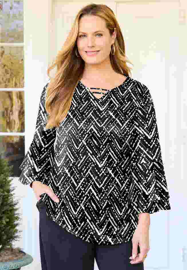 Dream Drape Bell Sleeve Top image number 0