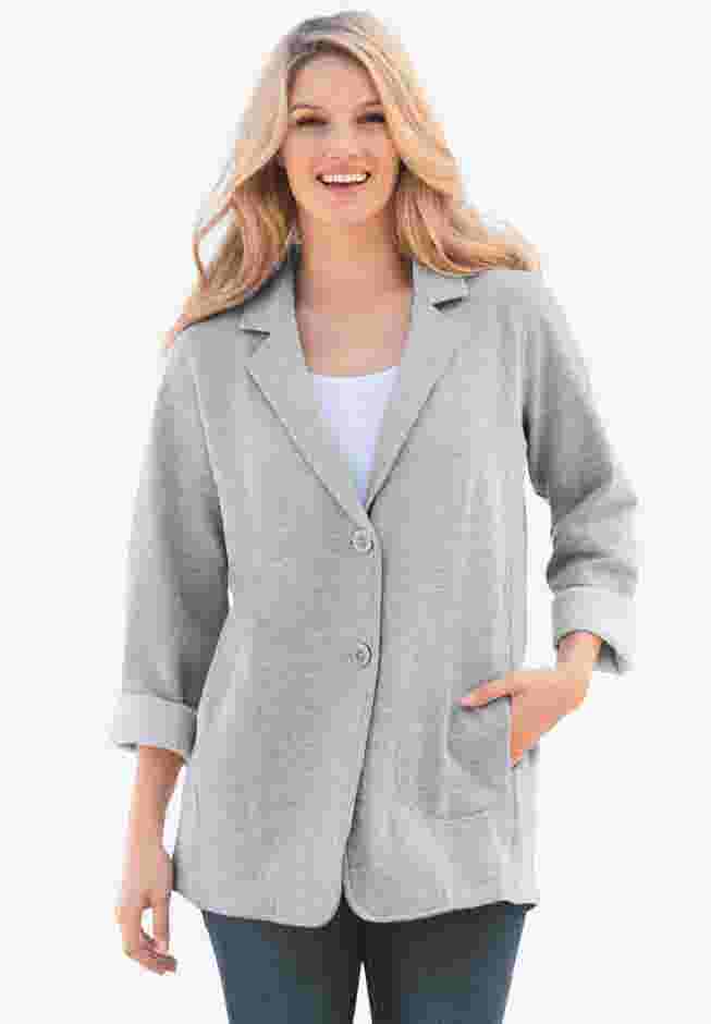 Knit Blazer image number 3