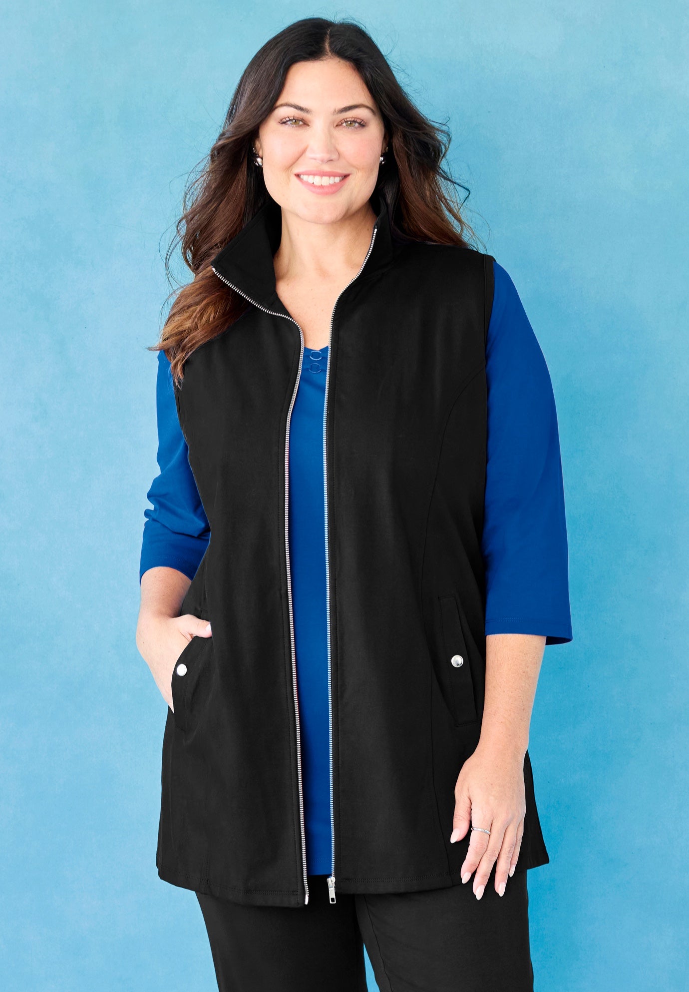 Suprema&reg; Studio Zip Front Vest image number 0