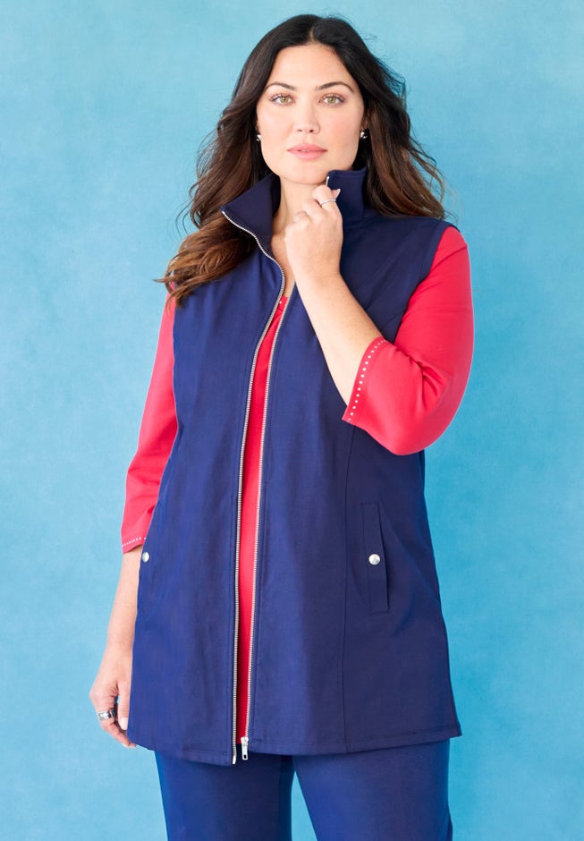 Suprema&reg; Studio Zip Front Vest image number 1