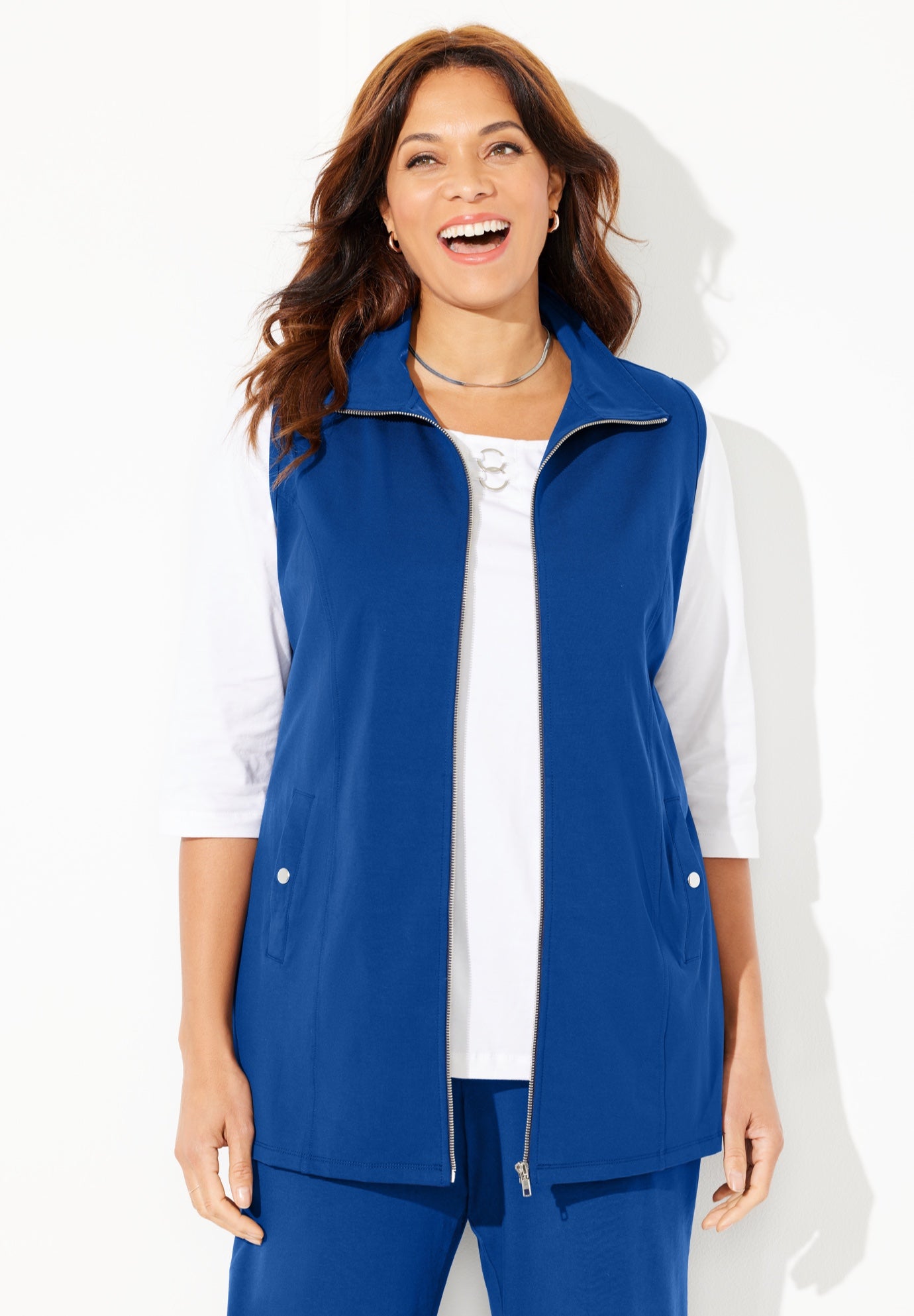 Suprema&reg; Studio Zip Front Vest image number 1