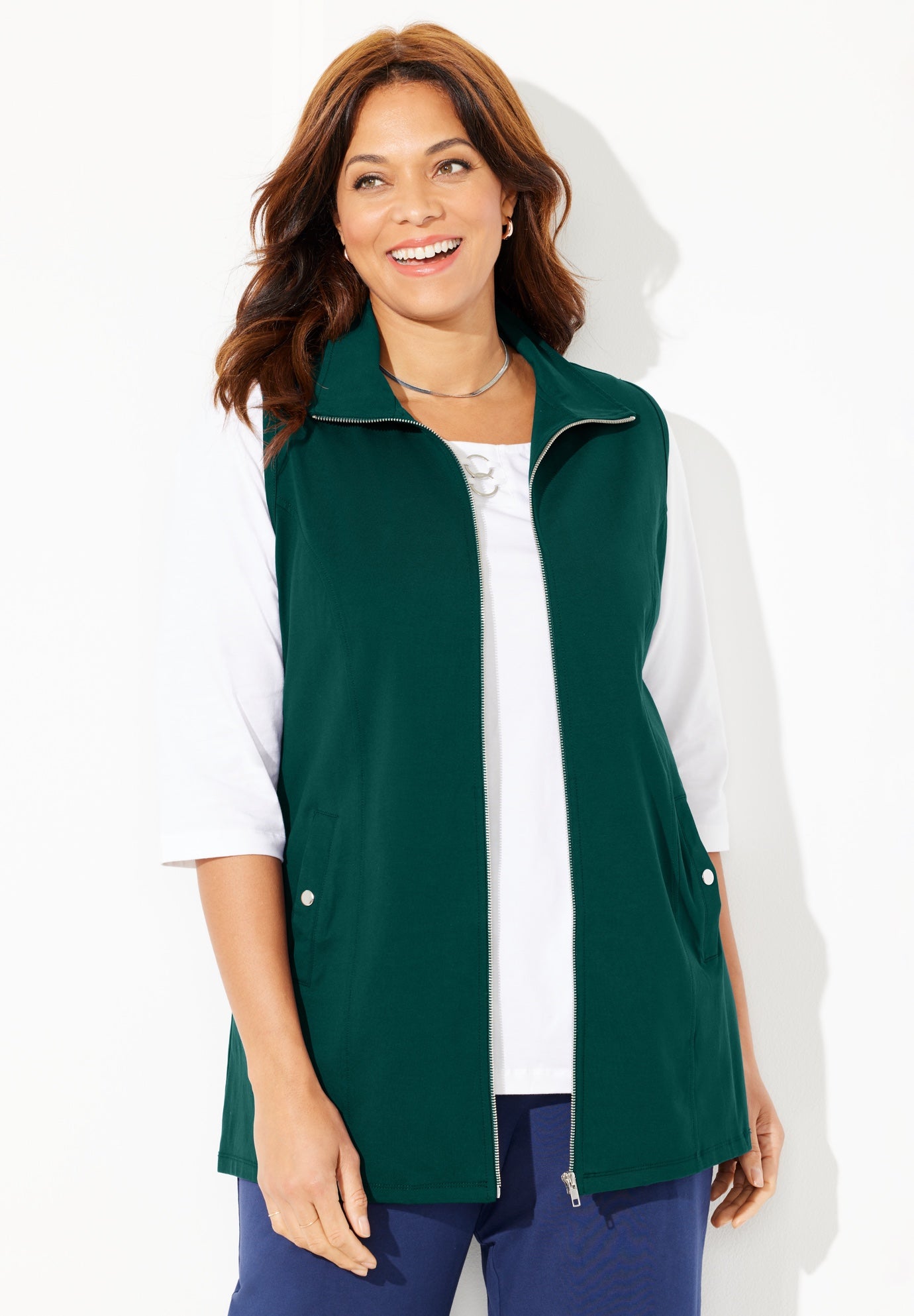 Suprema&reg; Studio Zip Front Vest image number 0