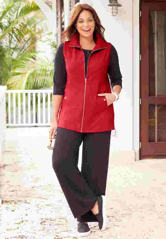 Suprema® Studio Zip Front Vest image number 4