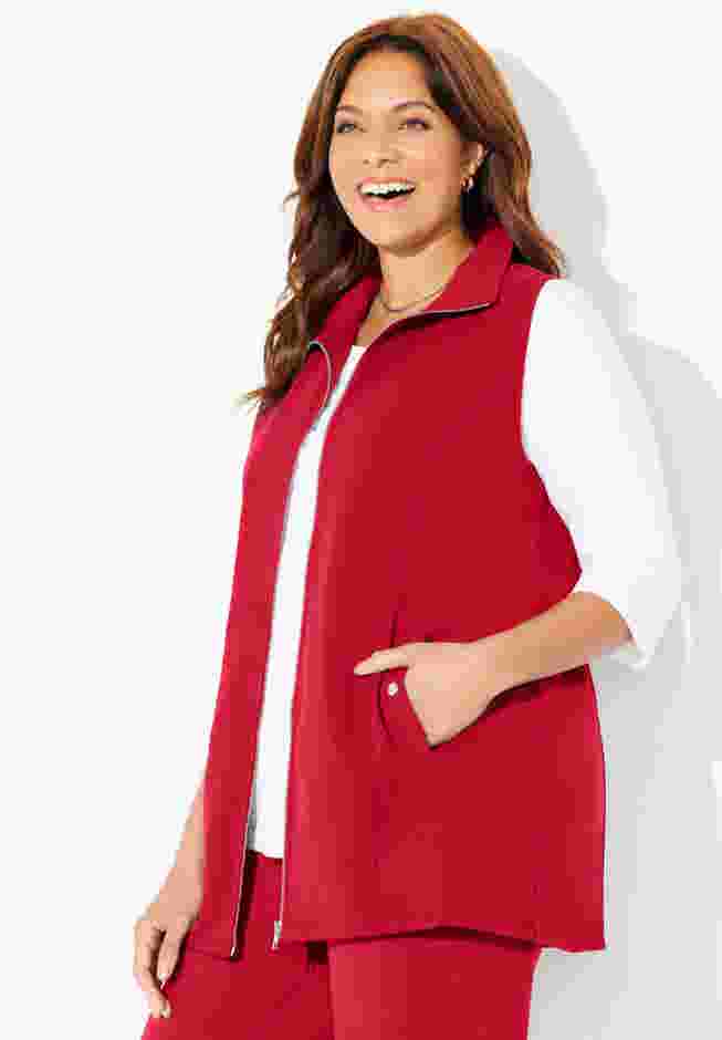 Suprema® Studio Zip Front Vest image number 2