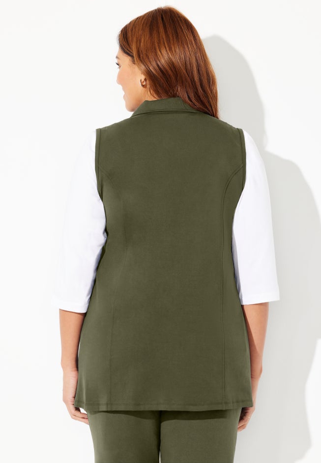 Suprema® Studio Zip Front Vest image number 2