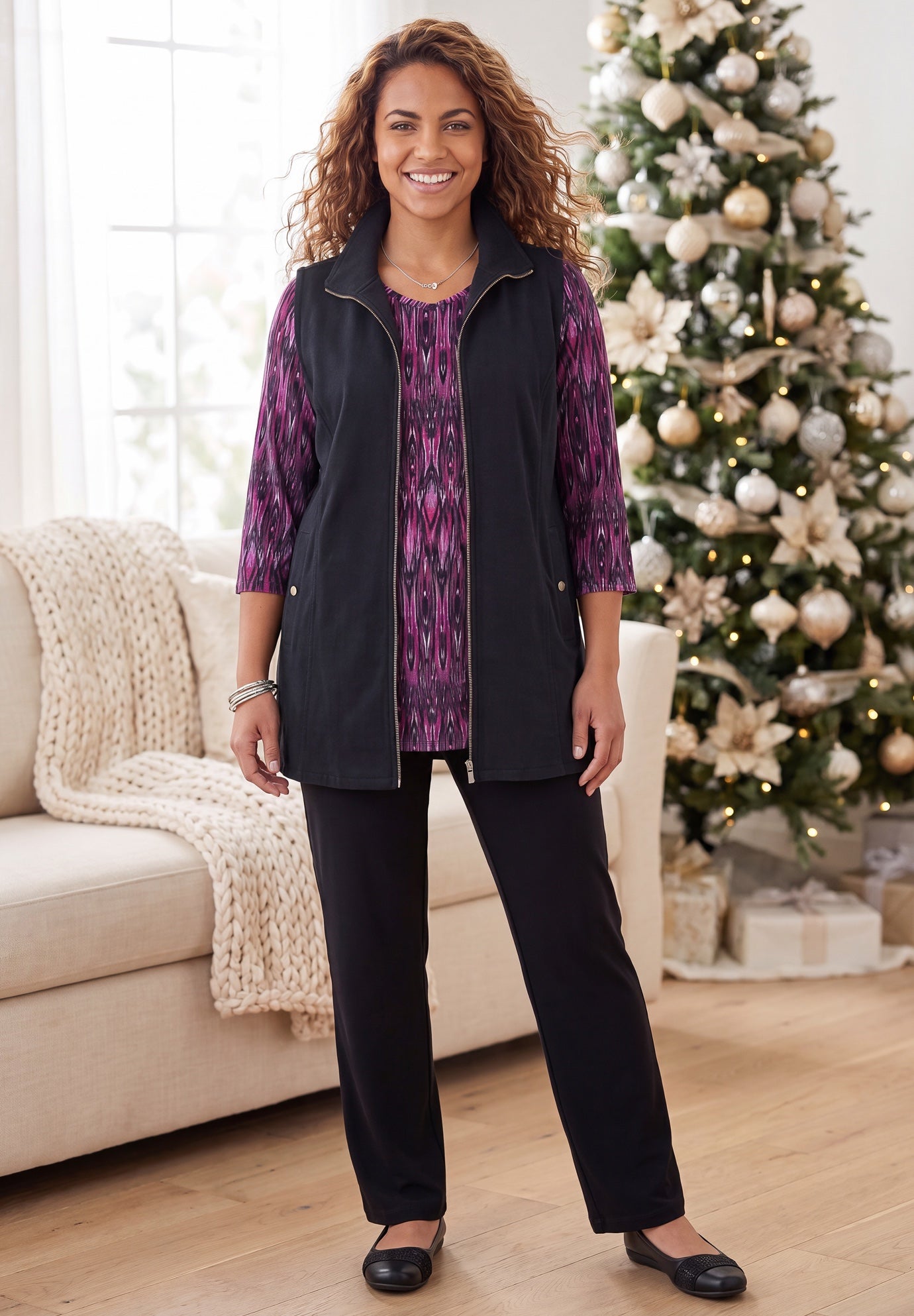 Suprema&reg; Studio Zip Front Vest image number 0