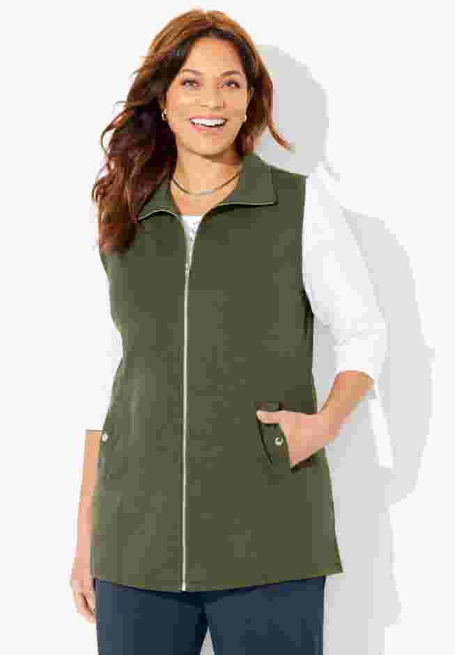Suprema® Studio Zip Front Vest image number 0
