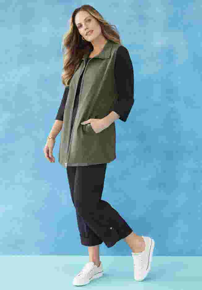 Suprema® Studio Zip Front Vest image number 0
